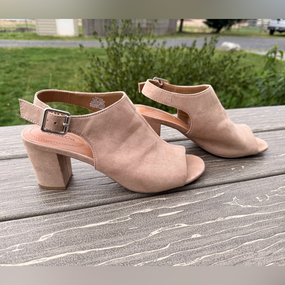 Style & Co. Beige Women's Heeled Sandals